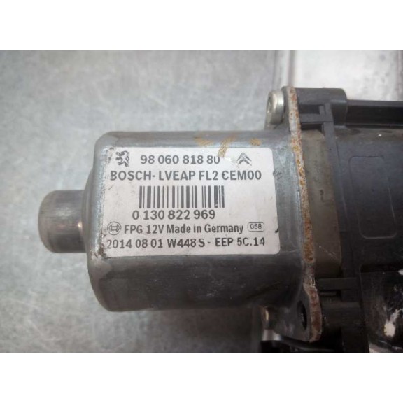 Recambio de elevalunas delantero izquierdo para peugeot 2008 (--.2013) style referencia OEM IAM 9806081880 6 PINES 