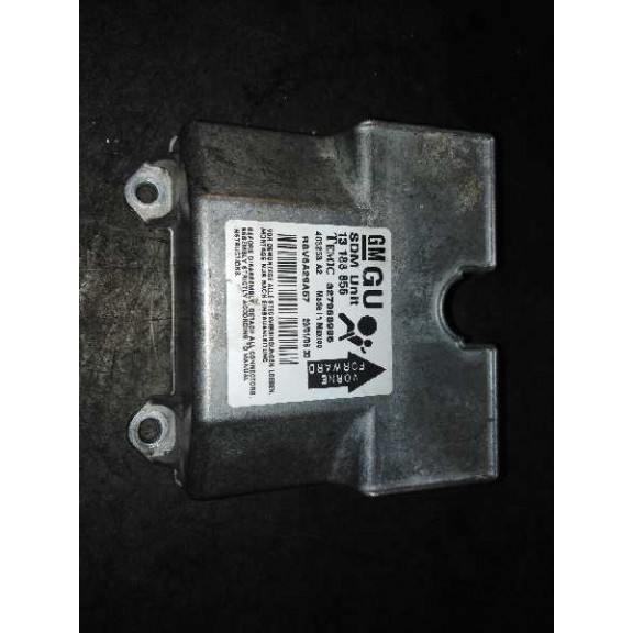 Recambio de centralita airbag para opel zafira b cosmo referencia OEM IAM 13188856  