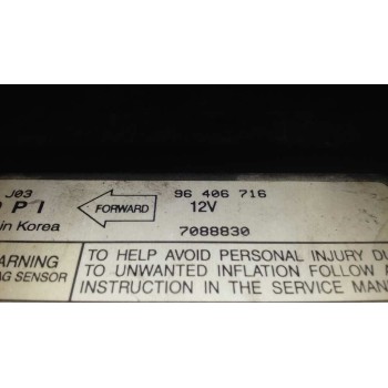 Recambio de centralita airbag para daewoo lacetti cdx referencia OEM IAM 96406716 96406716 