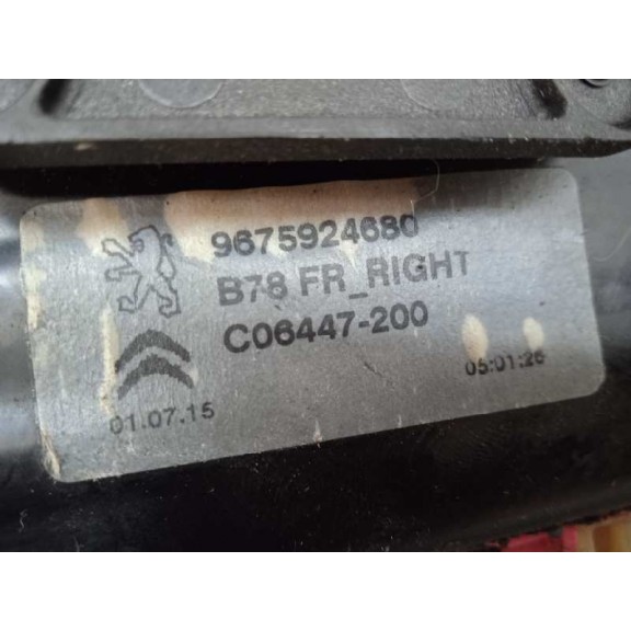 Recambio de elevalunas delantero derecho para citroën c4 picasso intensive referencia OEM IAM 9675924680 ELÉCTRICO SOLO MECANISM