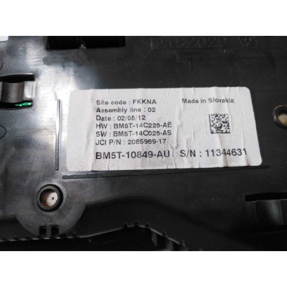 Recambio de cuadro instrumentos para ford focus lim. (cb8) trend referencia OEM IAM 1909778 BM5T10849AU 240 KM 8 RPM
