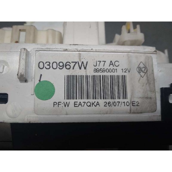 Recambio de mando calefaccion / aire acondicionado para renault clio grandtour 20 aniversario referencia OEM IAM 030967W  
