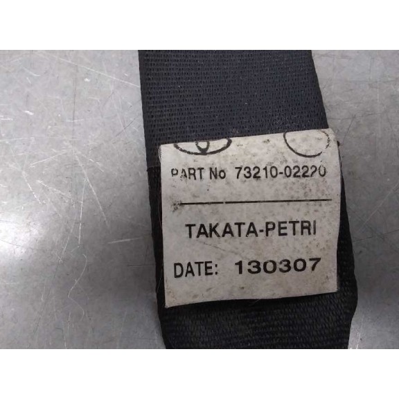 Recambio de cinturon seguridad delantero derecho para toyota auris luna referencia OEM IAM 7321002120 CON PRETENSOR 5P