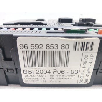 Recambio de centralita bsi para peugeot 207/207+ (wa_, wc_) 1.4 referencia OEM IAM 9659285380 2004P0600 A12217