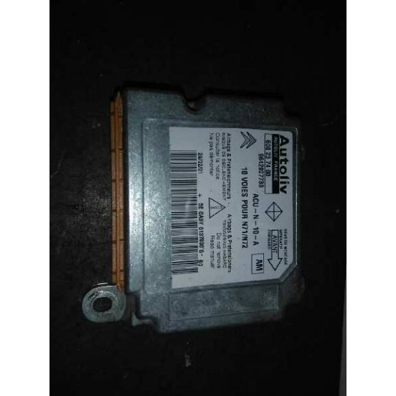 Recambio de centralita airbag para citroën xsara berlina 1.9 d sx referencia OEM IAM 9642927780  