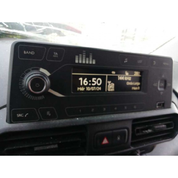 Recambio de sistema audio / radio cd para peugeot rifter access standard referencia OEM IAM   