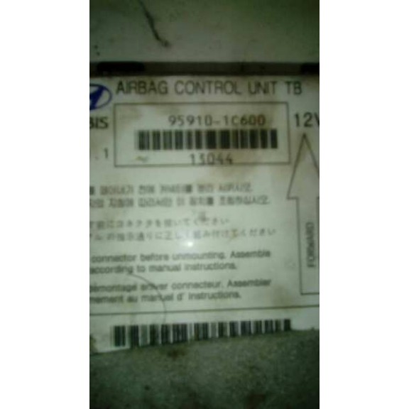 Recambio de centralita airbag para hyundai getz (tb) 1.5 crdi referencia OEM IAM 959101C600  
