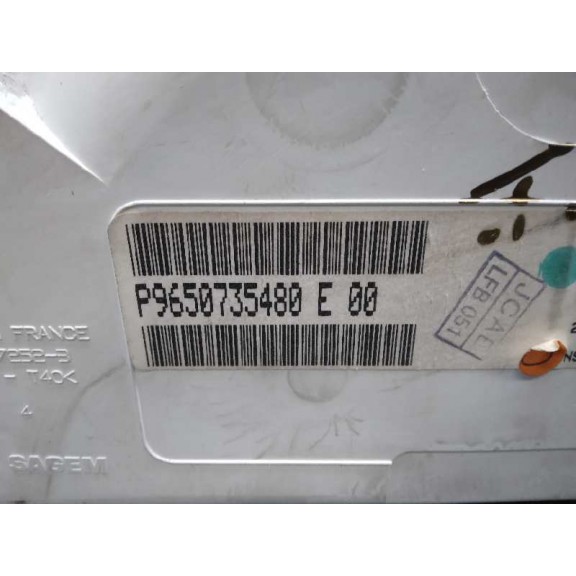 Recambio de cuadro instrumentos para citroën c3 1.1 vivace referencia OEM IAM P9650735480 9650735480 