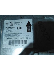 Recambio de centralita airbag para opel vectra c berlina comfort referencia OEM IAM 13170589   2