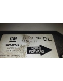 Recambio de centralita airbag para opel astra g berlina club referencia OEM IAM 24416703DL   2