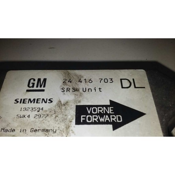 Recambio de centralita airbag para opel astra g berlina club referencia OEM IAM 24416703DL  