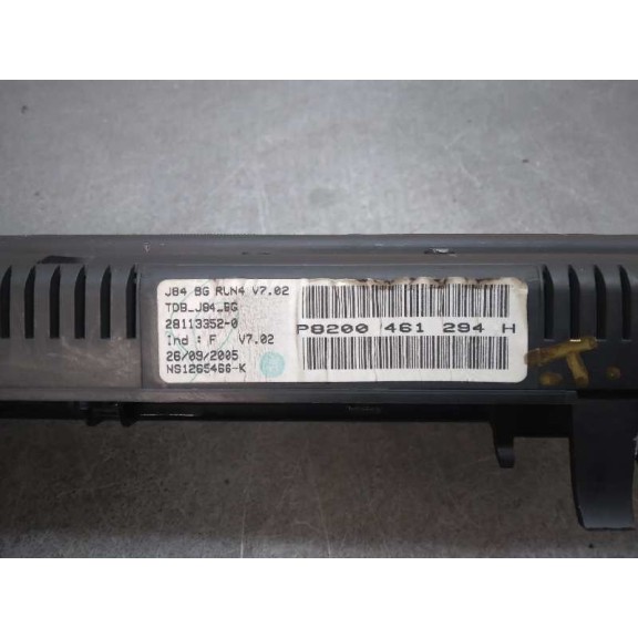 Recambio de cuadro instrumentos para renault scenic ii 1.6 16v referencia OEM IAM P8200461294H 8200461294H 
