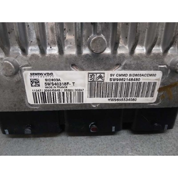 Recambio de centralita motor uce para citroën c5 berlina audace referencia OEM IAM 9662148480 9655534080 SW9662148480