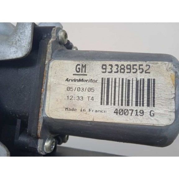 Recambio de elevalunas delantero derecho para opel meriva cosmo referencia OEM IAM 93362662 93389552 6 PINS
