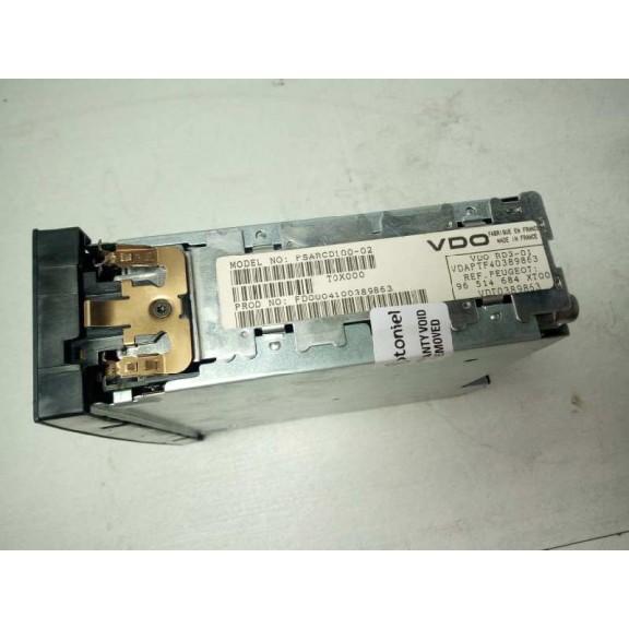 Recambio de sistema audio / radio cd para peugeot 307 cc (s1) 2.0 referencia OEM IAM 96514684XT  
