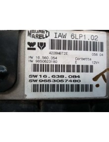 Recambio de centralita motor uce para peugeot 307 cc (s1) 2.0 referencia OEM IAM 9653057480   2