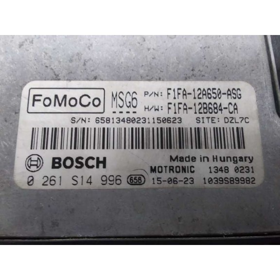 Recambio de centralita motor uce para ford focus lim. trend + referencia OEM IAM F1FA12A650ASG 0261S14996 