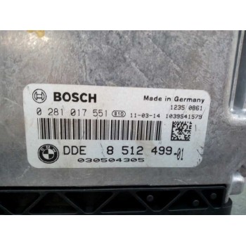 Recambio de centralita motor uce para bmw serie 1 berlina (e81/e87) 116d referencia OEM IAM 8512499 0281017551 