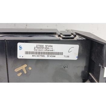 Recambio de mando climatizador para nissan micra v (k14) n-connecta referencia OEM IAM 275005fa5a  