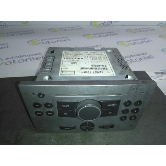 Recambio de sistema audio / radio cd para opel corsa c enjoy referencia OEM IAM 13188892  