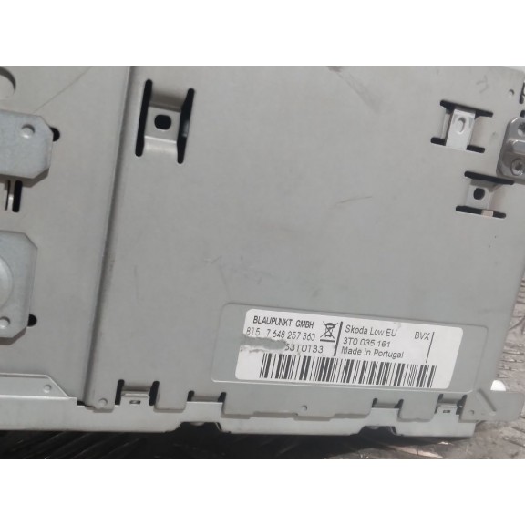 Recambio de sistema audio / radio cd para skoda suberb (3t4) ambition referencia OEM IAM 3T0035161  