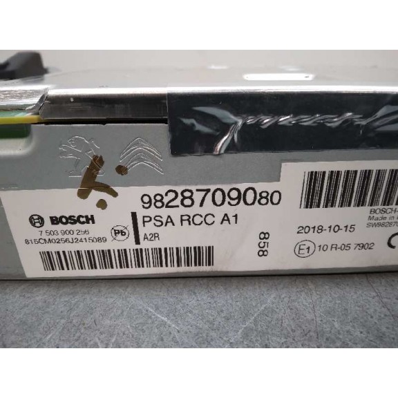 Recambio de sistema audio / radio cd para peugeot 208 referencia OEM IAM 9828709080  