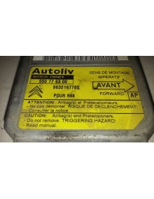 Recambio de centralita airbag para citroën xsara picasso 1.6 básico referencia OEM IAM 9632167780   2