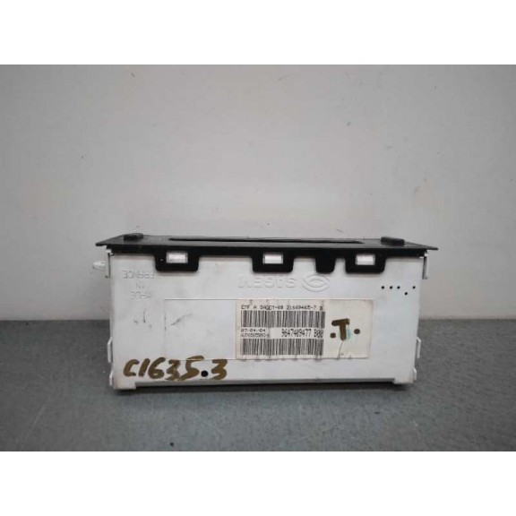 Recambio de display para citroën c3 1.4 hdi sx plus referencia OEM IAM 9647409477  