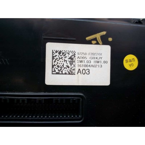 Recambio de mando climatizador para hyundai elantra (ad)(2016) klass referencia OEM IAM 97250F20224X  