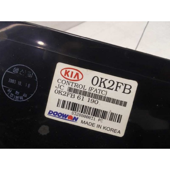 Recambio de mando climatizador para kia carens 2.0 turbodiesel cat referencia OEM IAM 0K2FB61190  