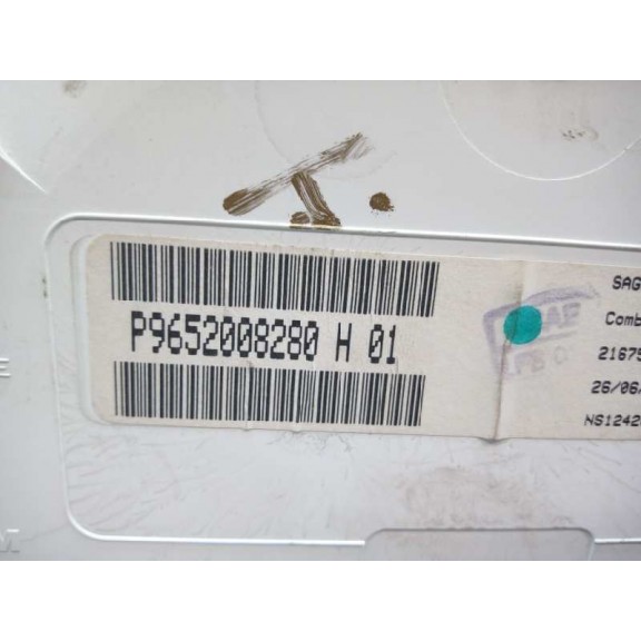 Recambio de cuadro instrumentos para citroën c3 1.4 furio referencia OEM IAM P9652008280 9652008280 