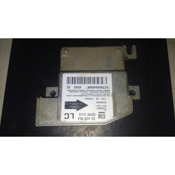 Recambio de centralita airbag para opel corsa c club referencia OEM IAM 24439954LC  