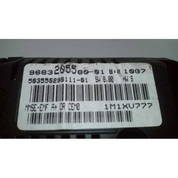 Recambio de display para peugeot 207 1.4 hdi referencia OEM IAM 9663205580 9663205580-01 