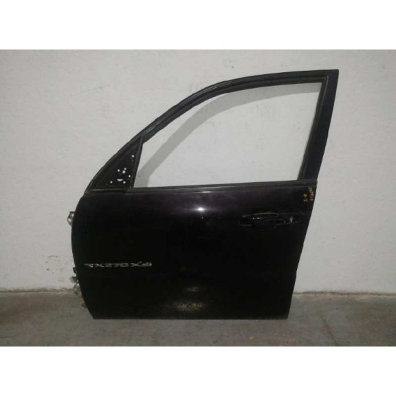 Recambio de puerta delantera izquierda para ssangyong rexton referencia OEM IAM  NEGRO SIN MOLDURA , TODA CHAPA