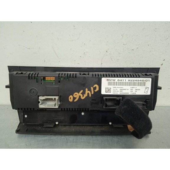 Recambio de mando climatizador para bmw serie 3 berlina (e90) 320d referencia OEM IAM 64119224545 6411922454501 