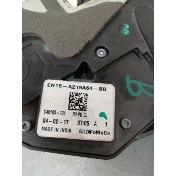 Recambio de cerradura puerta delantera derecha para ford ecosport trend referencia OEM IAM EN15A219A64BB  4 PINS