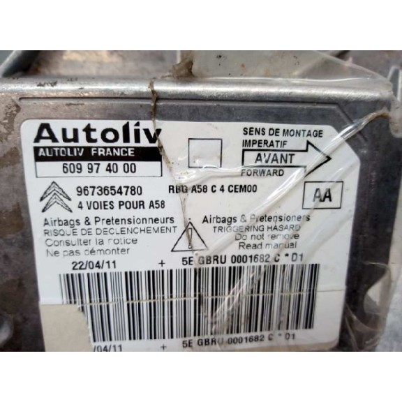 Recambio de kit airbag para citroën c3 picasso attraction referencia OEM IAM 9683060280  