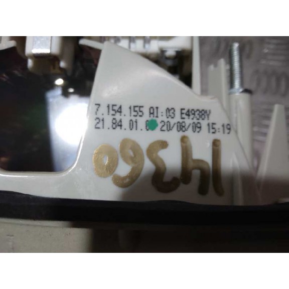 Recambio de piloto trasero izquierdo interior para bmw serie 3 berlina (e90) 320d referencia OEM IAM 4871733 INT 2ºSERIE