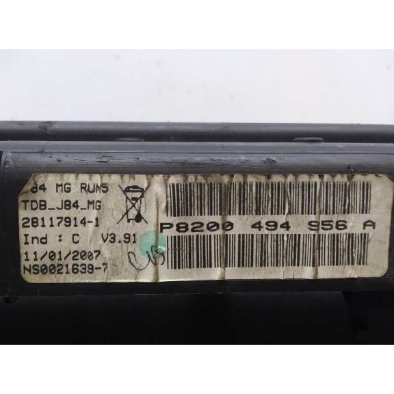 Recambio de cuadro instrumentos para renault scenic ii 1.5 dci diesel referencia OEM IAM 8200494956A  