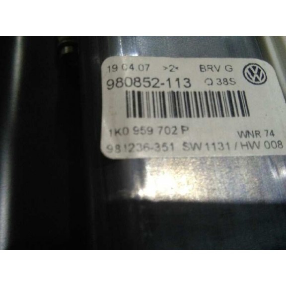 Recambio de elevalunas delantero derecho para volkswagen passat berlina (3c2) highline referencia OEM IAM 1K0959792L 1K0959702P 