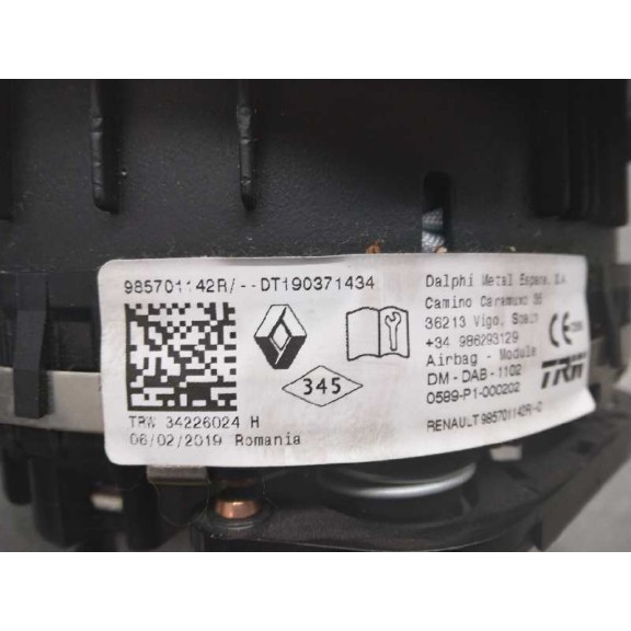 Recambio de kit airbag para dacia lodgy comfort referencia OEM IAM 681000511R 2ºSERIE 