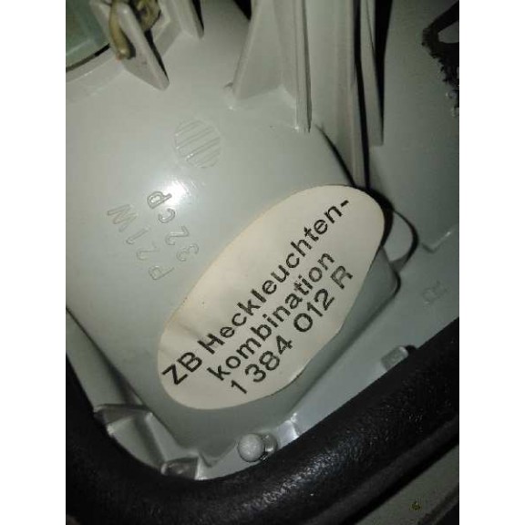 Recambio de piloto trasero derecho interior para bmw serie 5 berlina (e34) 525i (125kw) referencia OEM IAM 1384012R  