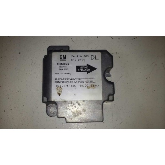 Recambio de centralita airbag para opel astra g berlina club referencia OEM IAM 24416703  