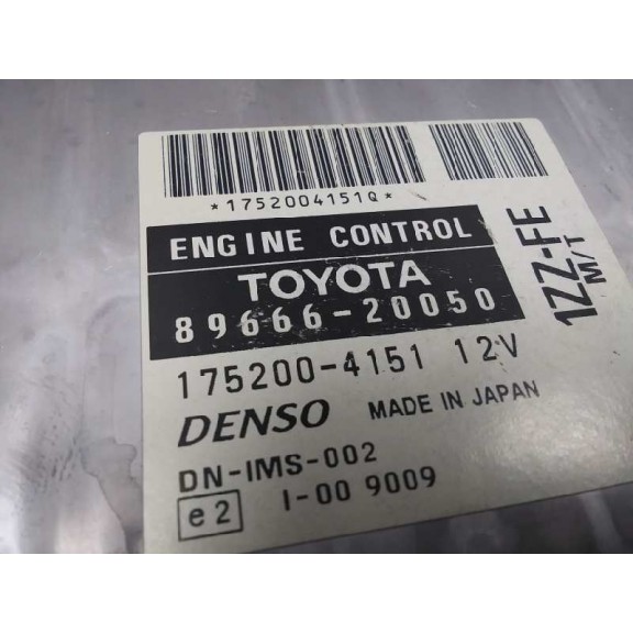 Recambio de centralita motor uce para toyota celica (t23) 1.8 referencia OEM IAM 8966620050 1752004151 