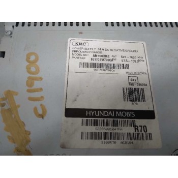 Recambio de sistema audio / radio cd para kia rio 1.2 cat referencia OEM IAM 961701W700CA  