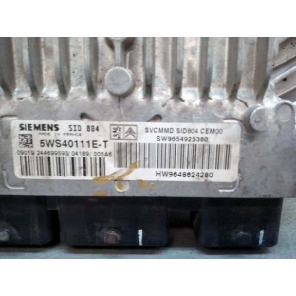 Recambio de centralita motor uce para citroën c2 sx referencia OEM IAM 9654925380  