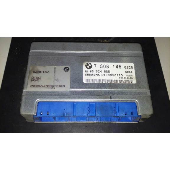 Recambio de centralita cambio automatico para bmw serie 5 berlina (e39) 2.5 24v turbodiesel cat referencia OEM IAM 7508145 5WK33