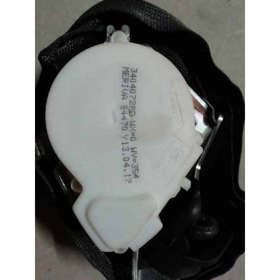 Recambio de cinturon seguridad trasero central para opel meriva b design edition referencia OEM IAM 34040728D X13305706 N1325051