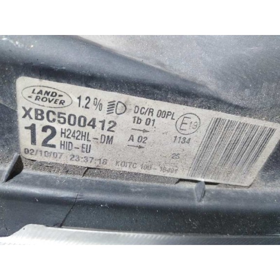 Recambio de faro izquierdo para land rover discovery v6 td s referencia OEM IAM XBC500412 BIFARO 