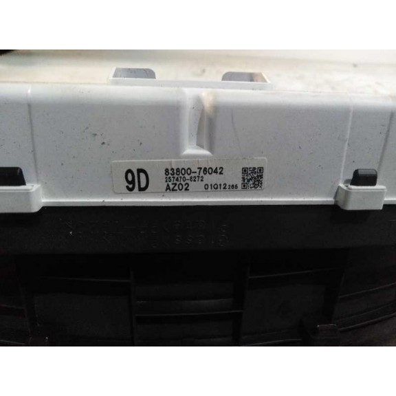 Recambio de cuadro instrumentos para lexus ct 200h referencia OEM IAM 8380076042 220 KM/H 8380076042